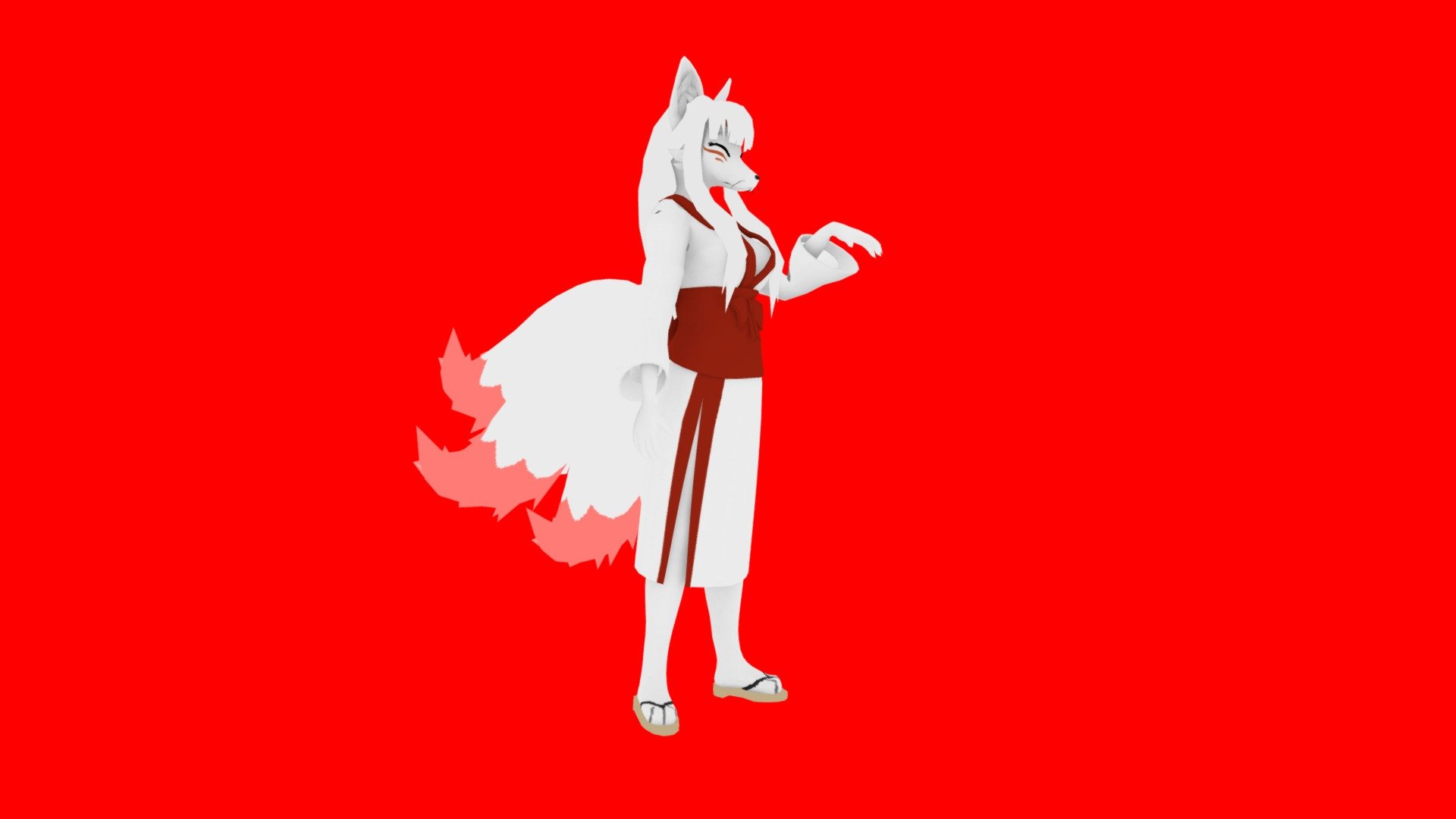 Kitsune - Download Free 3D model by AKM (@AKM_Models) [1984ed8] - Sketchfab