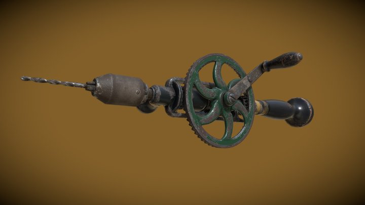 Hand Drill | DAE GAP Assignment 3D Model