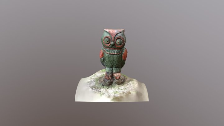 Ninewells Arboretum Owl 3D Model