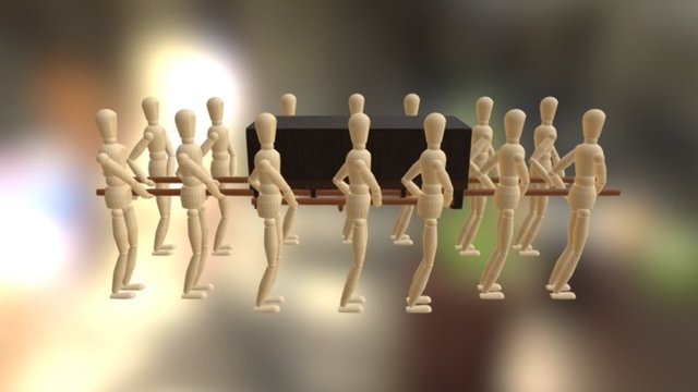 Mérynéfer Qar - Scène 264/265 (Modélisation 2) 3D Model