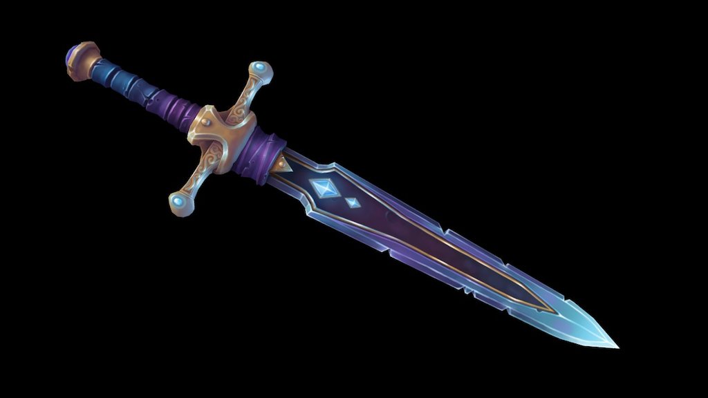 Sword - 3d Model By Perzik [19864a2] - Sketchfab