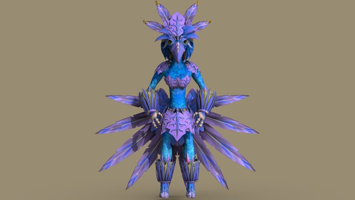 Danzante de Carnaval 2 3D Model
