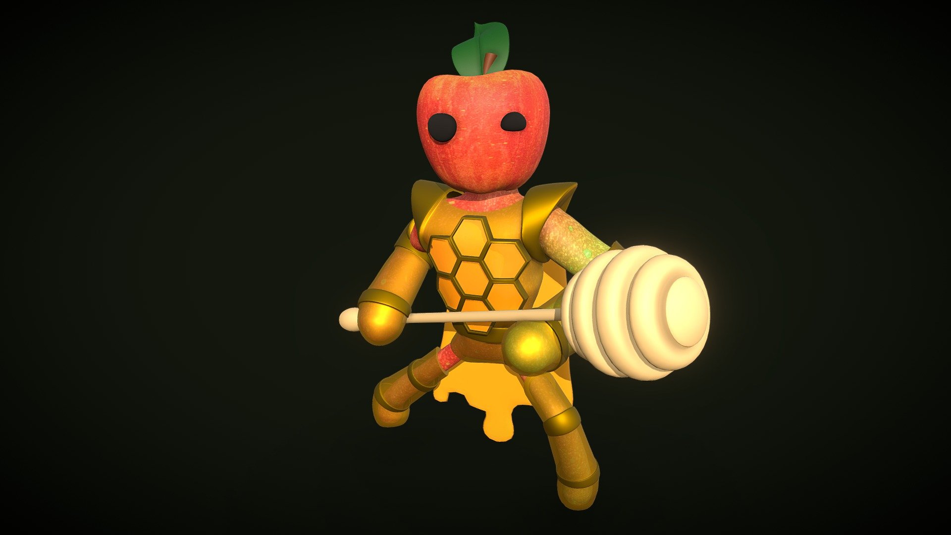 ArtStation - Apple knight.