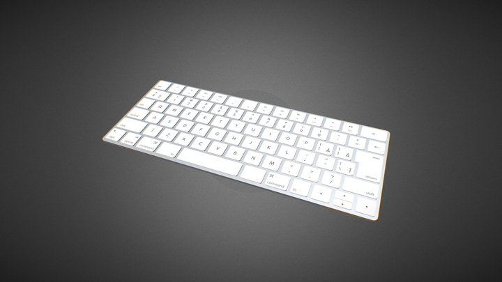 Apple-magic-keyboard 3D models - Sketchfab