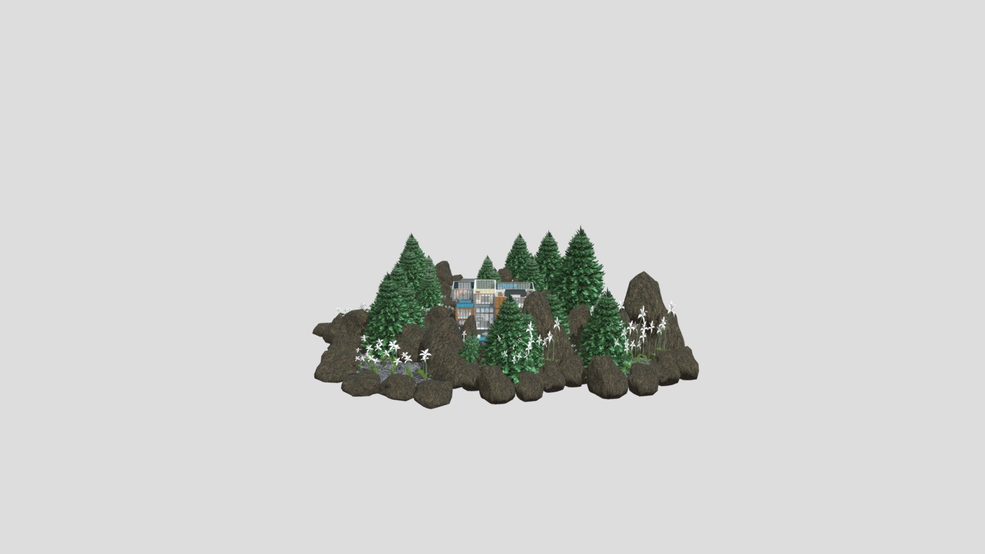 summer ski chalet