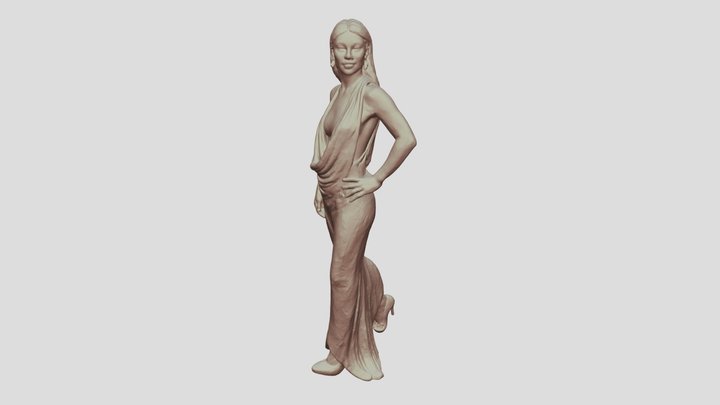 Elegance in Purple 3D Model