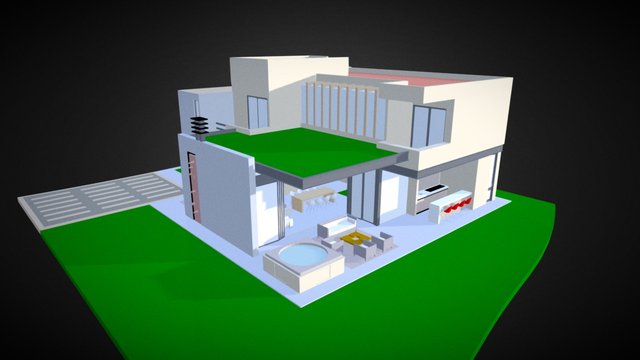 Casa Canal 01 3D Model