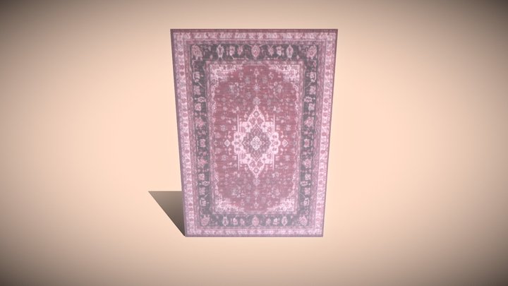 Wine Rug 3D Model