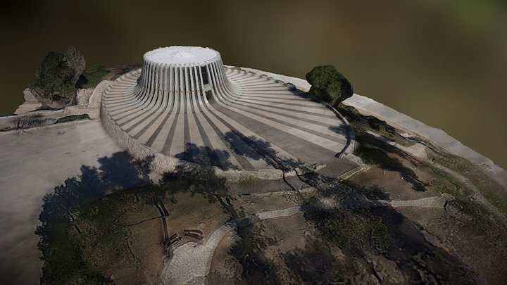 Kennedy Memorial (Yad Kennedy) Israel 3D Model