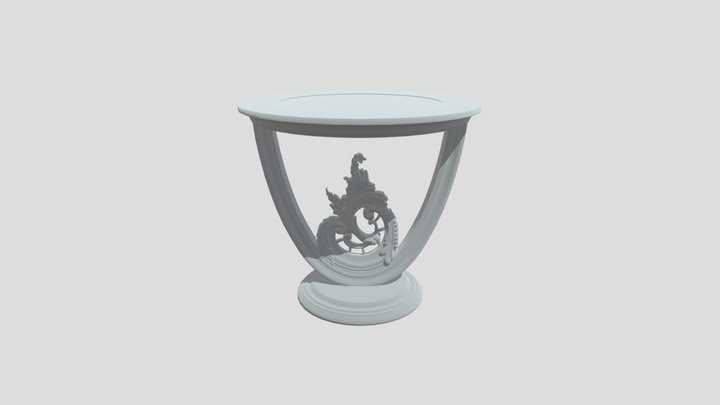 Baroque Coffe Table – Free 3D Model STL