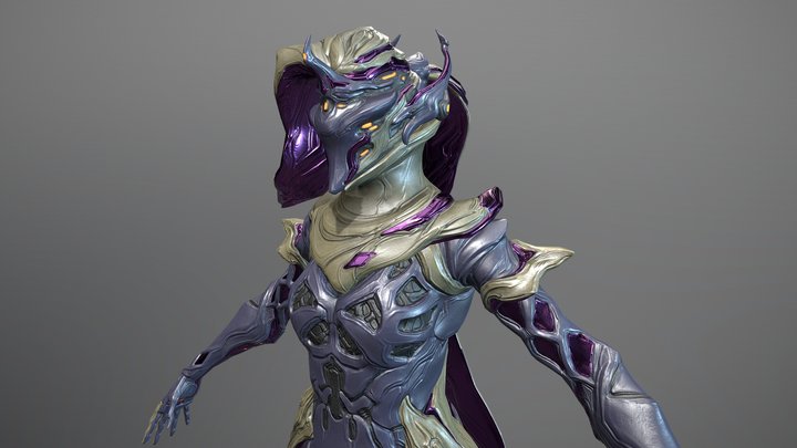 Wisp Gossamer Helmet 2.0 3D Model