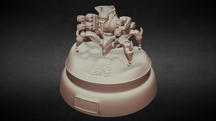 Tankrobot 3D Model