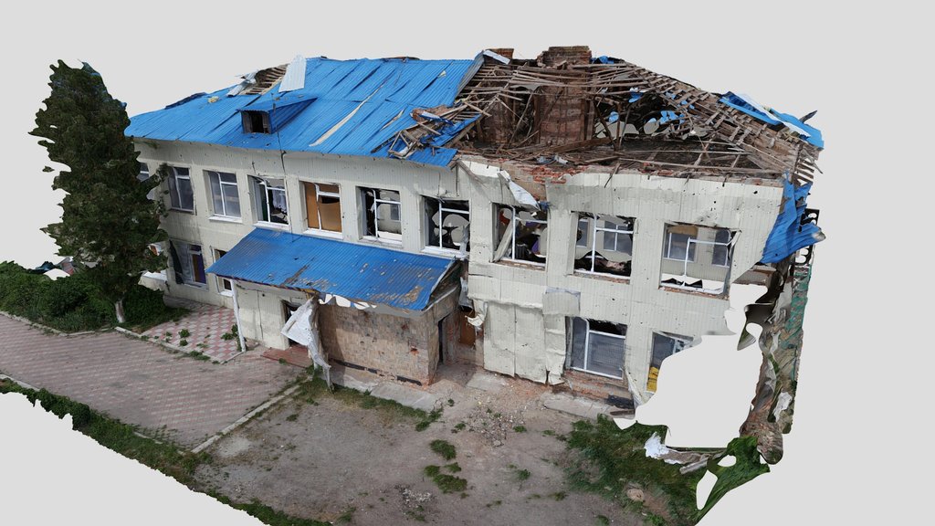 School in Novyi Bykiv, Ukraine
