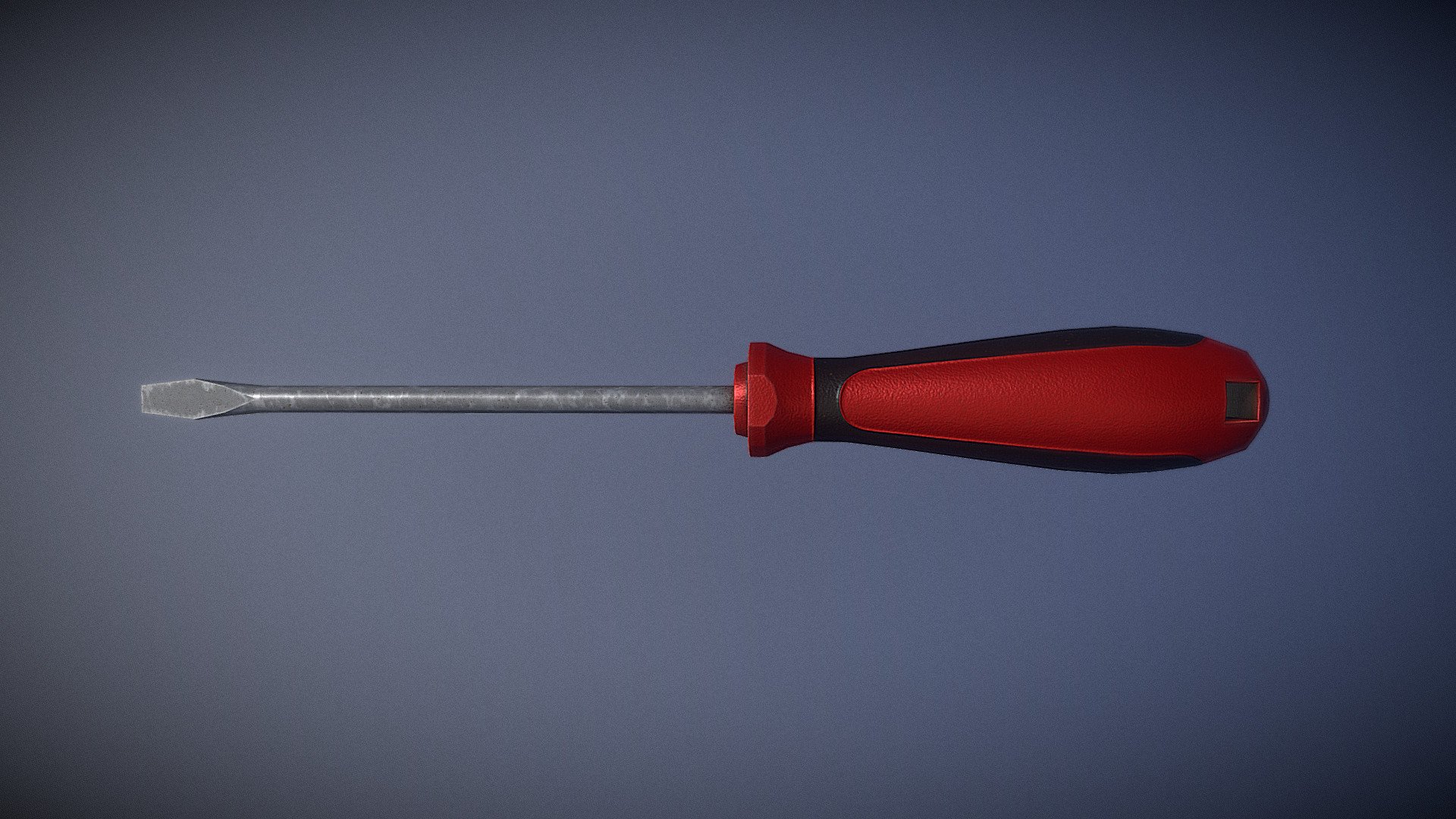 [HQ] Flat screwdriver Download Free 3D model by Studio [198dd8b] Sketchfab