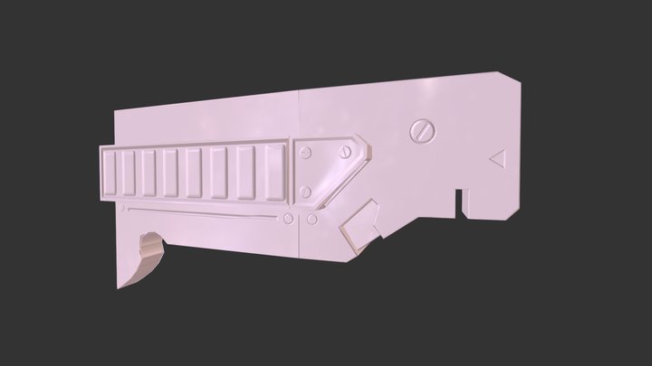 CG COOKIE Exercise - Hard Surface Normal Map 3D Model