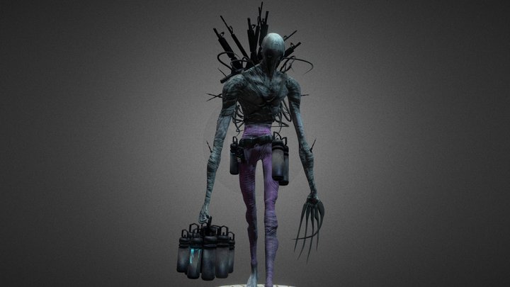 Greyface 3D Model