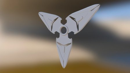 Basic Shuriken/Ninja Star 3D Model
