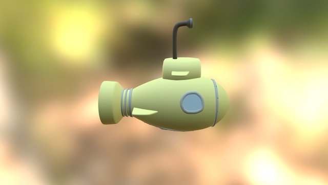 Submarine By Gravity 3D Model