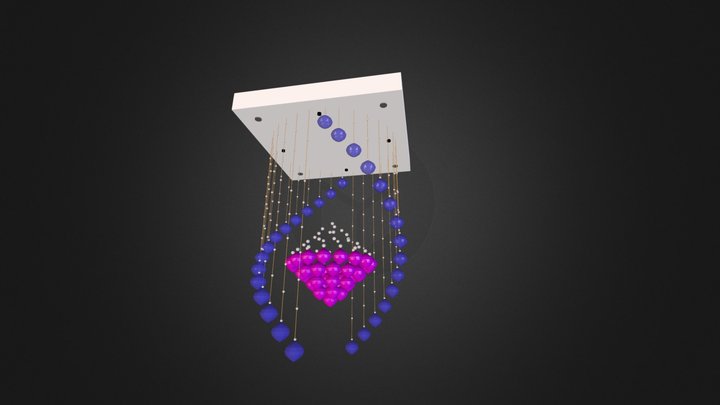 My real Chandelier (LED) 3D Model