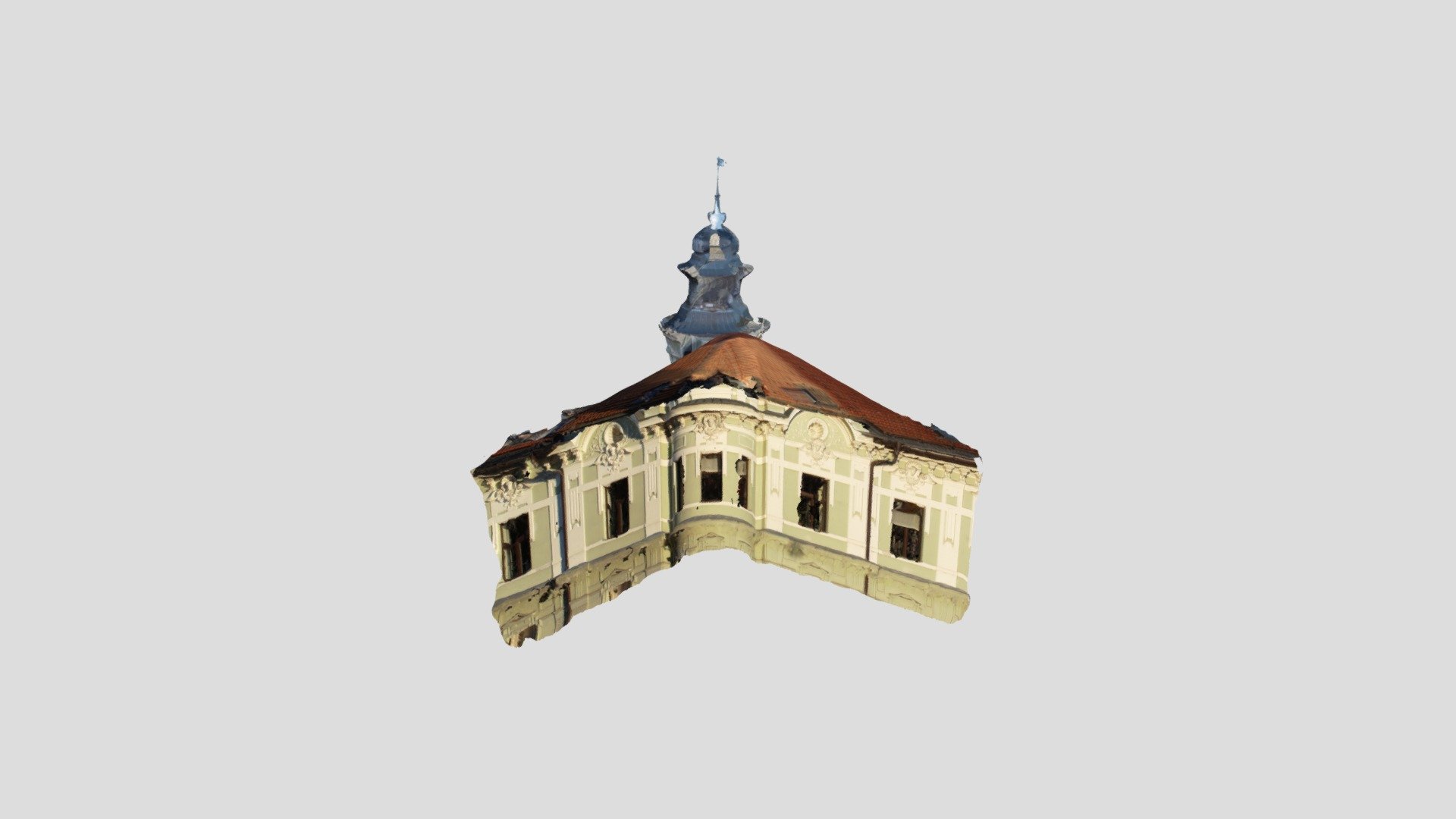 Zelena stavba-zgoraj