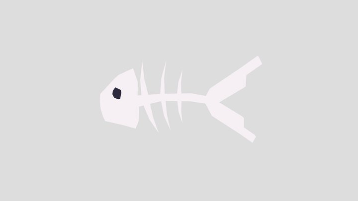 Fish Bone 3D Model