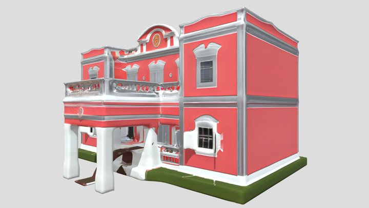 AM001-禮賓府（原竹仔室總督官邸舊址）草圖 3D Model