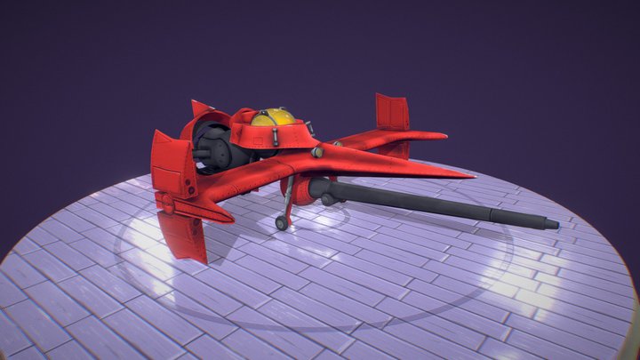 Swordfish II Cowboy Bebop 3D Model