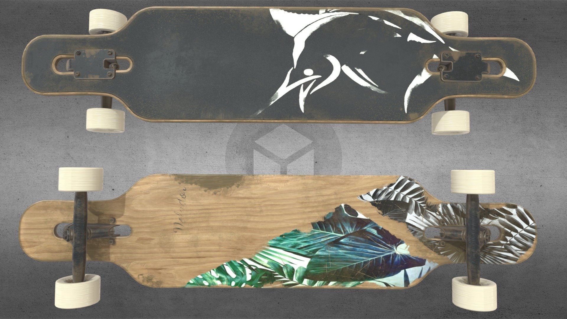 Old longboard