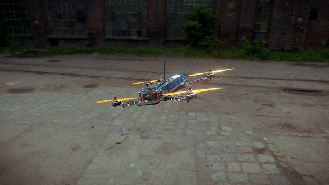 PBR Racing Drone v2 3D Model
