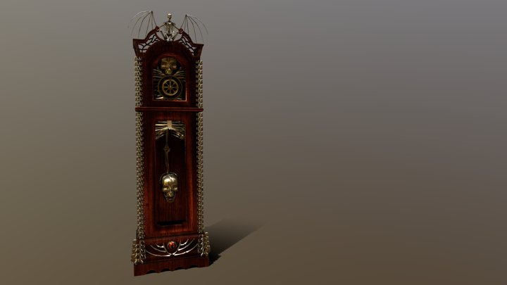 Pirate's clock 3D Model