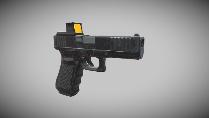NO BRAND Handgun 3D Model