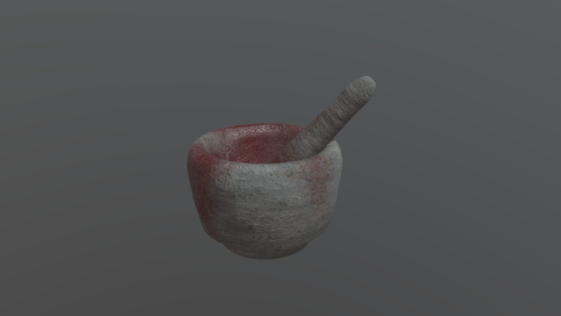 Bloody Mortar and pestle 3D model by JourneyToGameDev [1995aed