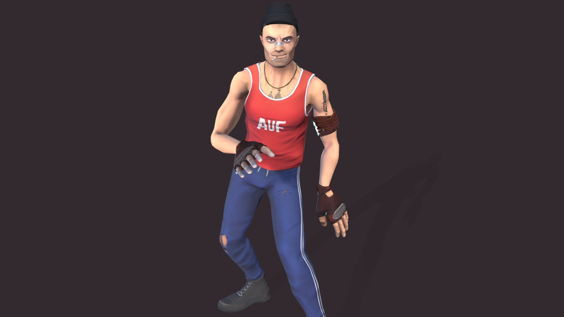 Dancing Thug - Low-poly character - 3D model by likeastrike [1995b90 ...