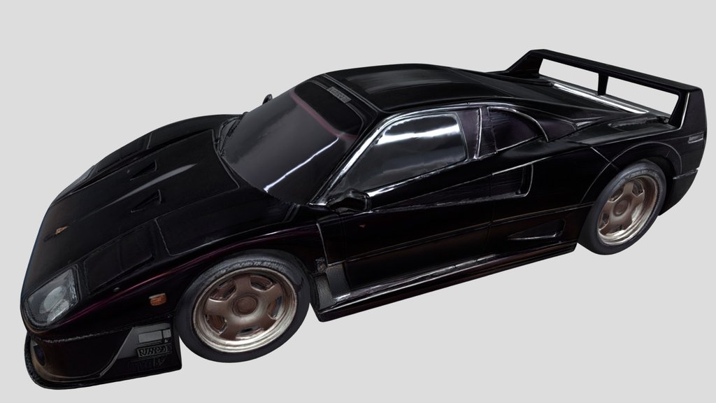 Black Ferrari Countach