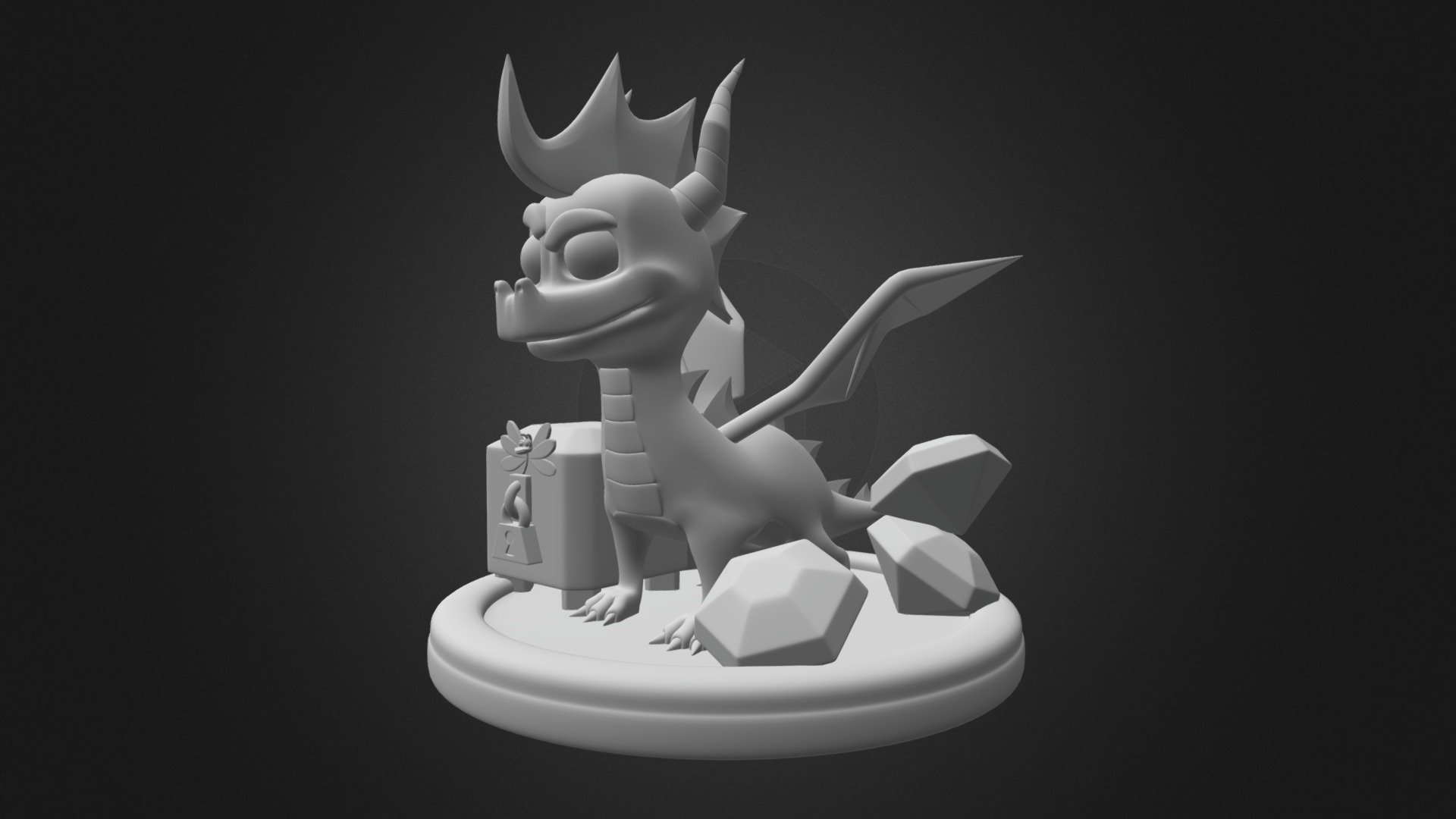 3D Printable Spyro The Dragon For Sale