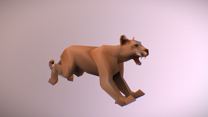 Puma Sprint Animation 3D Model