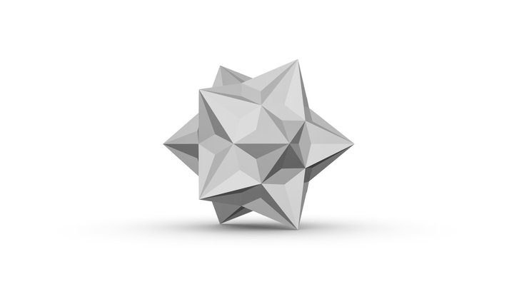 Stellated Dodecahedron 2 3D Model