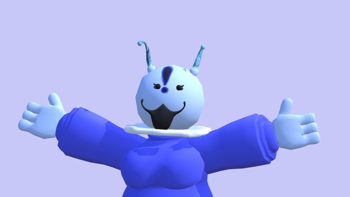 Lucy The Slug 3D Model
