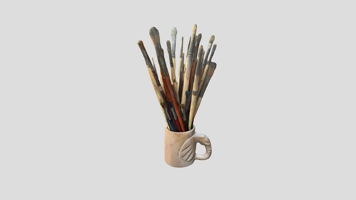 Val Biro's Paintbrushes 3D Model