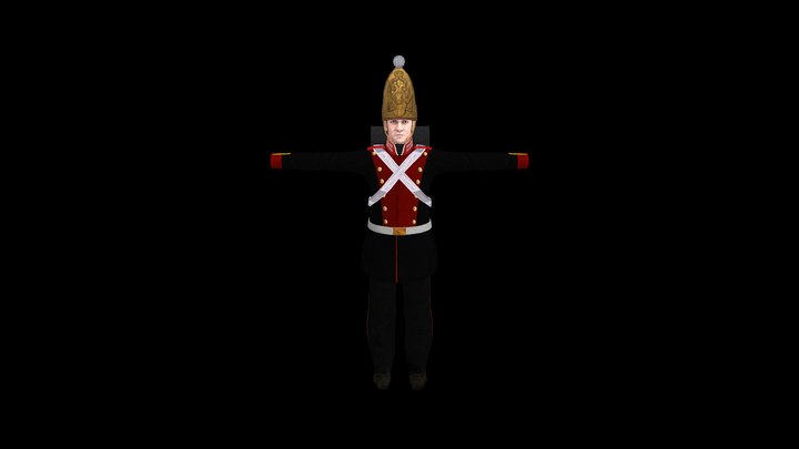 Tier 1: Pavlovsky Guard soldier 3D Model
