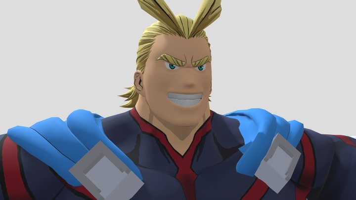 Jovem all might 3D Model