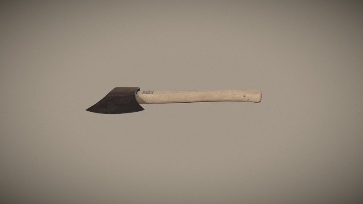 axe_with_symbol 3D Model