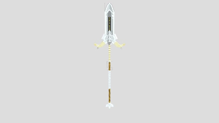 Dragon Rider Spear 3D Model