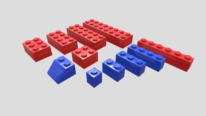 Lego brick 3D Models Sketchfab