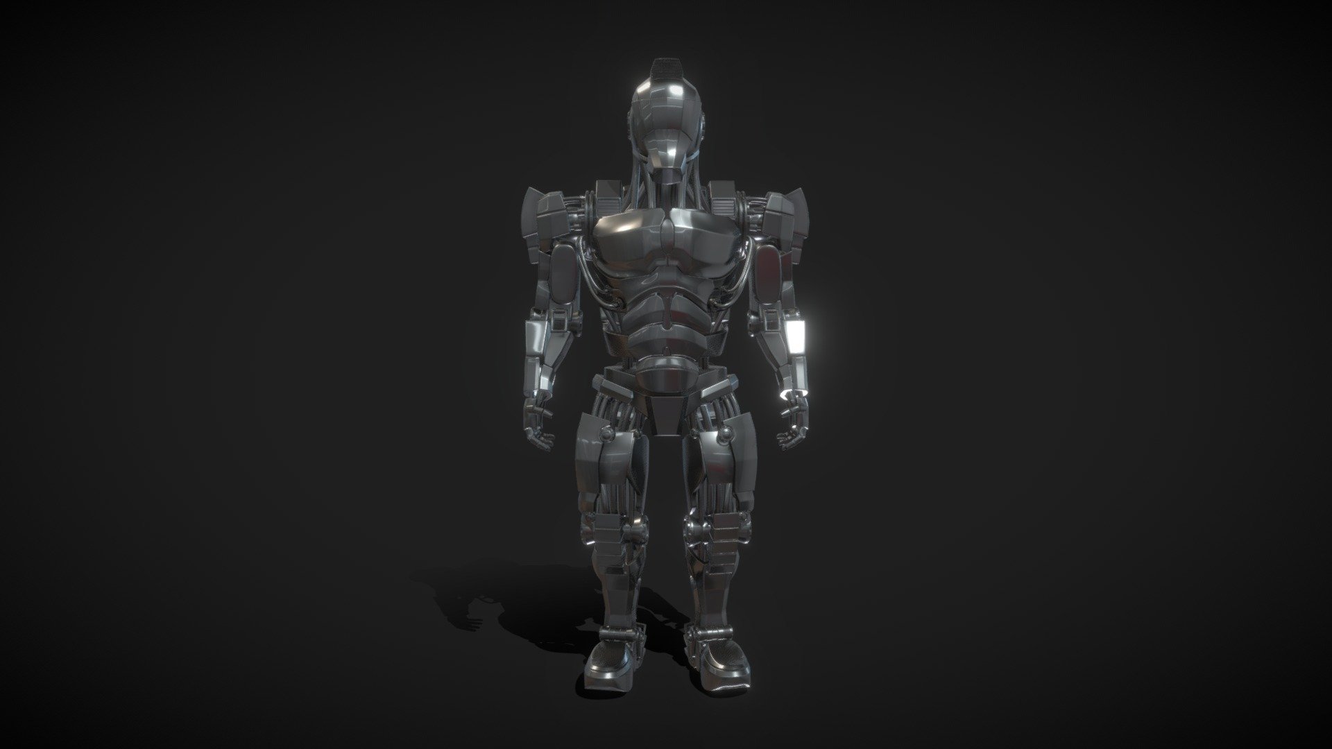 Male Robot 03 - MR03 - Buy Royalty Free 3D model by Sandeep Choudhary ...