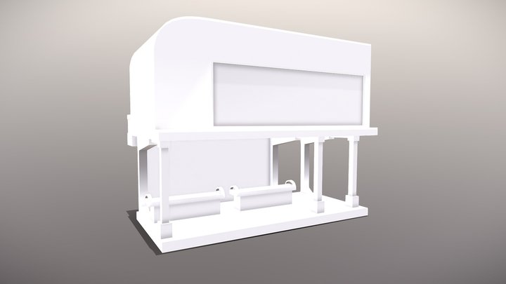 Bus Stop 3D Model