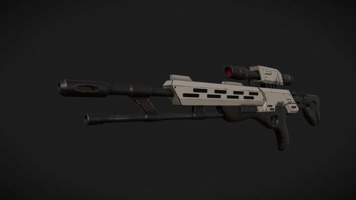 Viper sniper rifle 3D Model