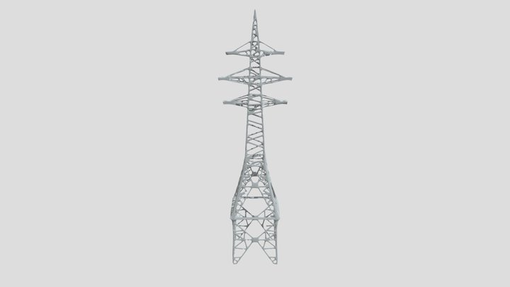 Русский лэп 3D Model
