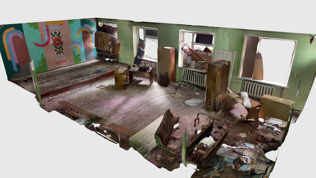 Yahidne school auditorium