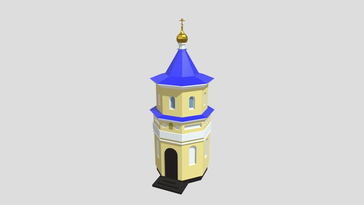 Orthodox tower 3D Model